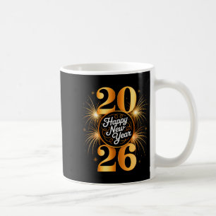New Year 2026 Fireworks Happy New Year 2026 Men Wo Coffee Mug