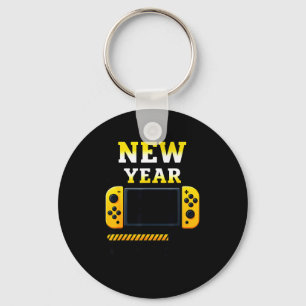New Year 2026 Loading Gaming Controller New Years Keychain