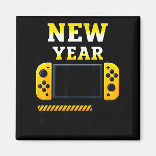 New Year 2026 Loading Gaming Controller New Years Magnet