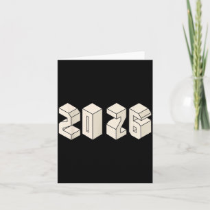New Year 2026 Minimalist Streetwear Cool Casual Card