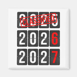 New Year 67 Six Seven Countdown New Year 2026 2027 Magnet