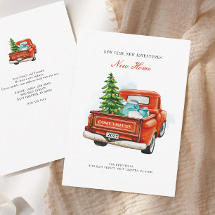 New Year Adventures Home Christmas Holiday Moving  Card