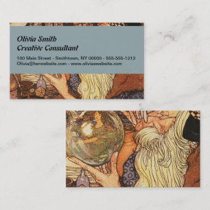 New Year Antique Father Time  Business Card