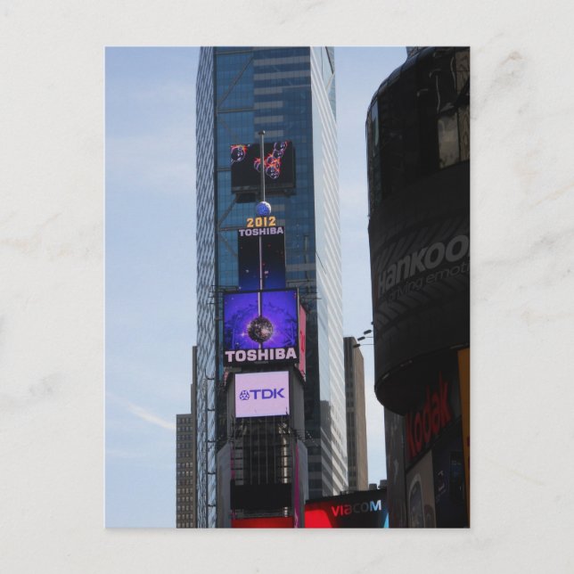 New Year Ball Times Carré Carte postale New York C (Devant)