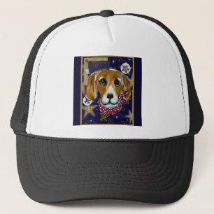NEW YEAR BEAGLE TRUCKER HAT