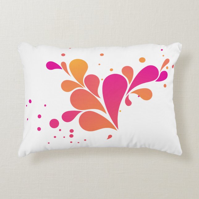 New Year Brushed Polyester Accent Pillow (Front)