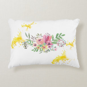 New Year Brushed Polyester Accent Pillow