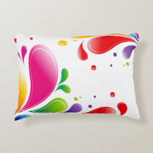 New Year Brushed Polyester Accent Pillow