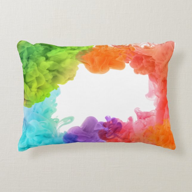 New Year Brushed Polyester Accent Pillow (Front)