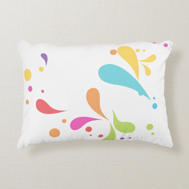 New Year Brushed Polyester Accent Pillow (Front)