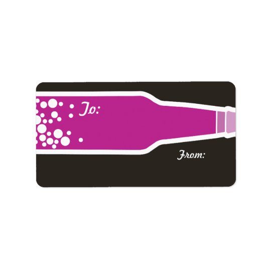 New Year Bubbly Celebrations Holiday Gift Tags