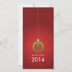 New Year Card Let's Start