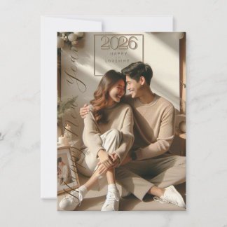 New Year Celebration Card | Couple Card