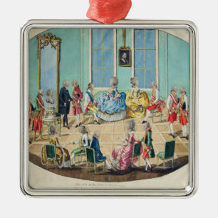 New Year celebration in Vienna in 1782, 1783 Metal Ornament