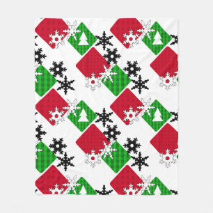 New year , Christmas Fleece Blanket