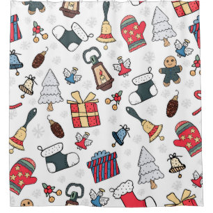 New Year: Christmas Holiday Pattern.