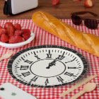 New Year Clock on Fireworks