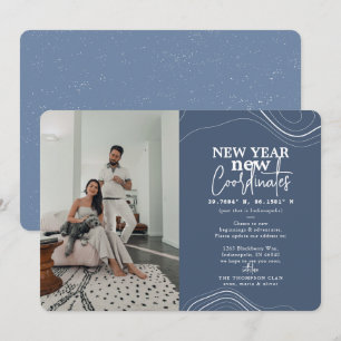 New Year Coordinates Pic Blue Moving Announcement