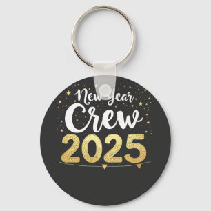 New Year Crew 2025 Cousins Family Matching Crew Keychain