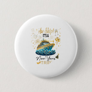 New Year Cruise 2026 Nye Celebration 2 Inch Round Button