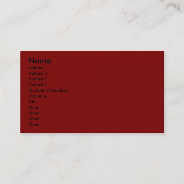 New Year Cut Out Photo Frame Business Card (Front)