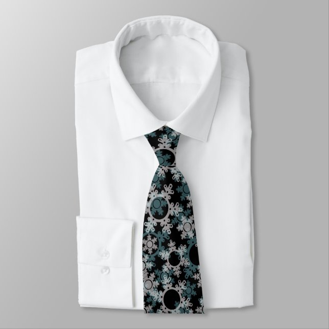 New year decor, christmas, new year, snow tie (Tied)
