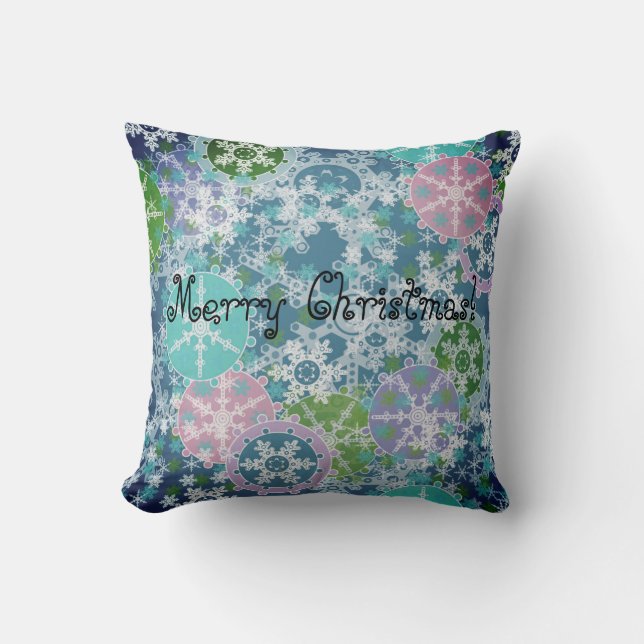 New year design throw pillow (Front)