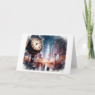 New Year Eve In New York, Card