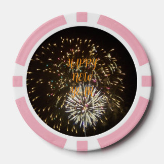 New Year Eve Party Decoration / Favour - Fireworks Poker Chips