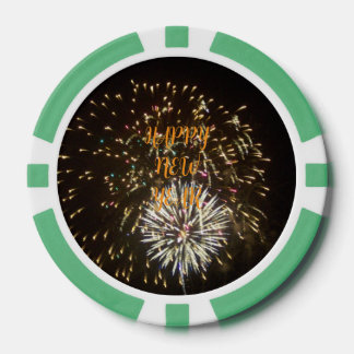 New Year Eve Party Decoration / Favour - Fireworks Poker Chips