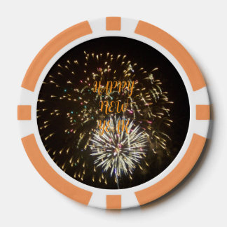New Year Eve Party Decoration / Favour - Fireworks Poker Chips