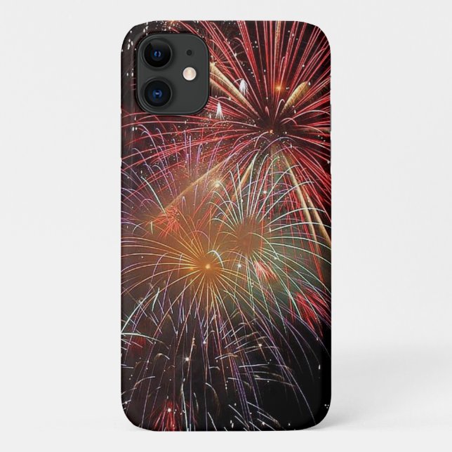 New Year Fireworks Sparkles Case-Mate iPhone Case (Back)
