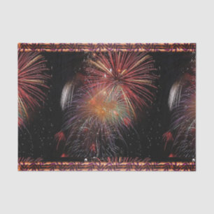 New Year Fireworks Sparkles Tissue Paper