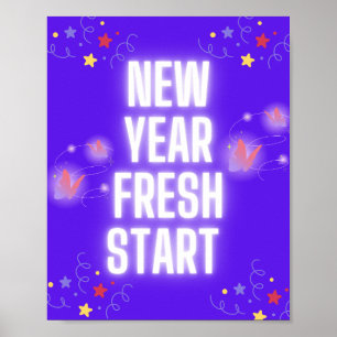 : New Year, Fresh Start – Inspirational wall art 