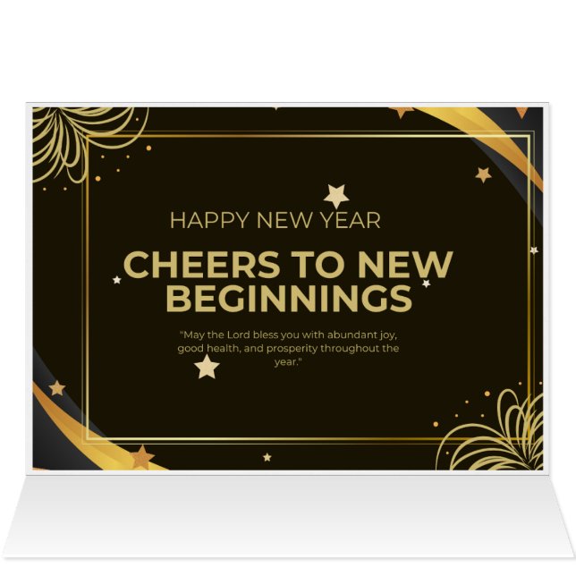 New Year Gift Card: A Fresh Start (Inside Horizontal (Top))