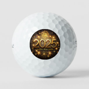 New Year Golf Ball 2025