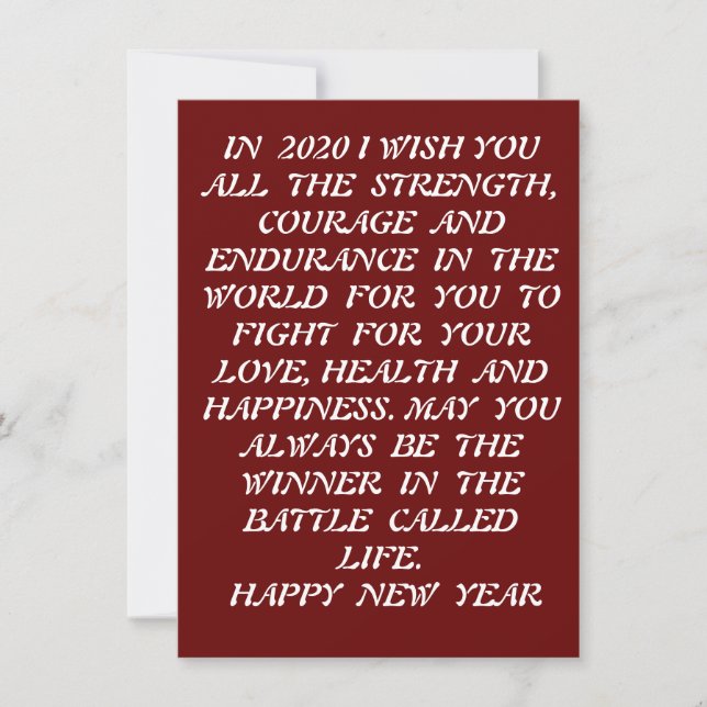 NEW  YEAR  GREETING  CARD (Front)