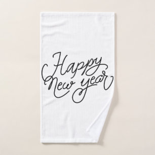New year Hand Towel