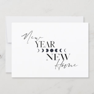 New Year Holiday New Home We've Moved Invitation