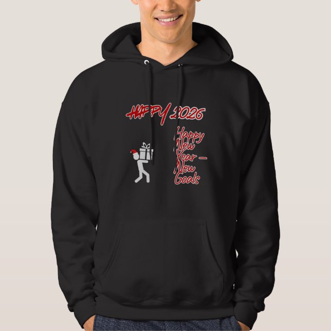 NEW YEAR hoodies trendy fun cool (Front)