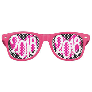 New Year love 2018 party glasses