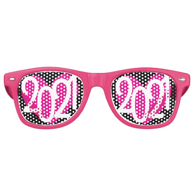 New Year love 2021 party glasses (Front)
