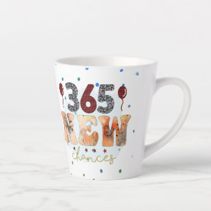 New Year New 365 Days Latte Mug