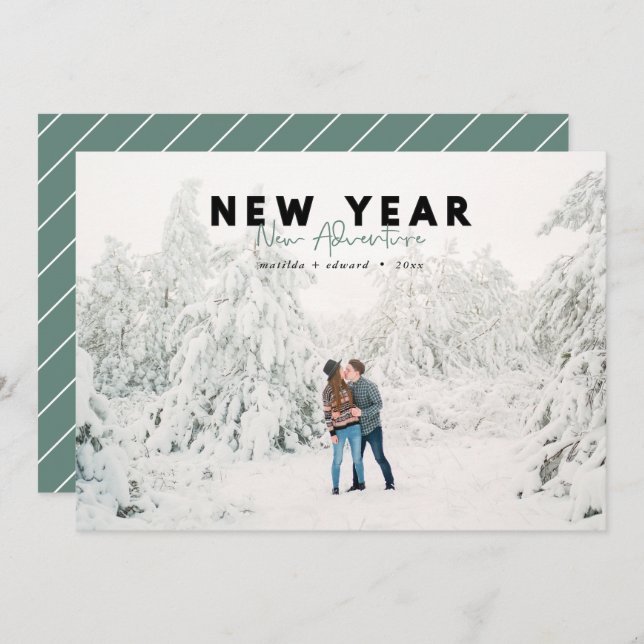 New year new adventure photo (Front/Back)