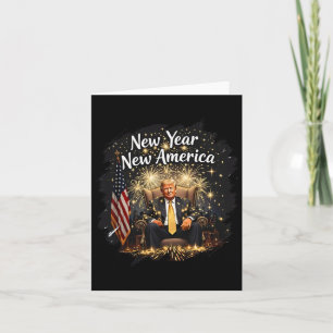 New Year New America Happy New Year Party 2025 Tru Card
