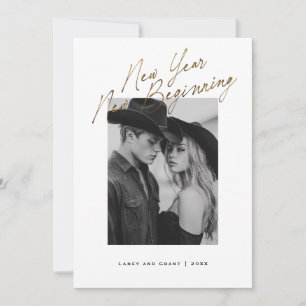 New Year New Beginning Holiday Engagement Design