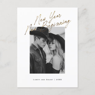 New Year New Beginning Holiday Engagement Design