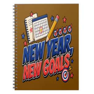 New year, new goals notebook