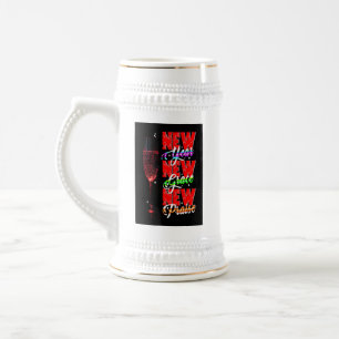 New Year New Grace New Praise Beer Stein