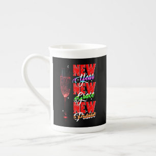 New Year New Grace New Praise Bone China Mug